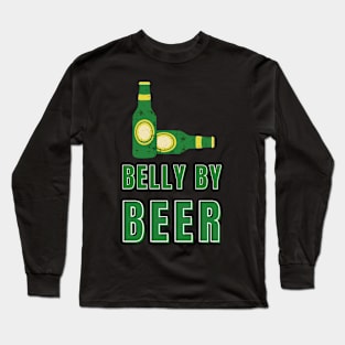 beer made the belly Long Sleeve T-Shirt